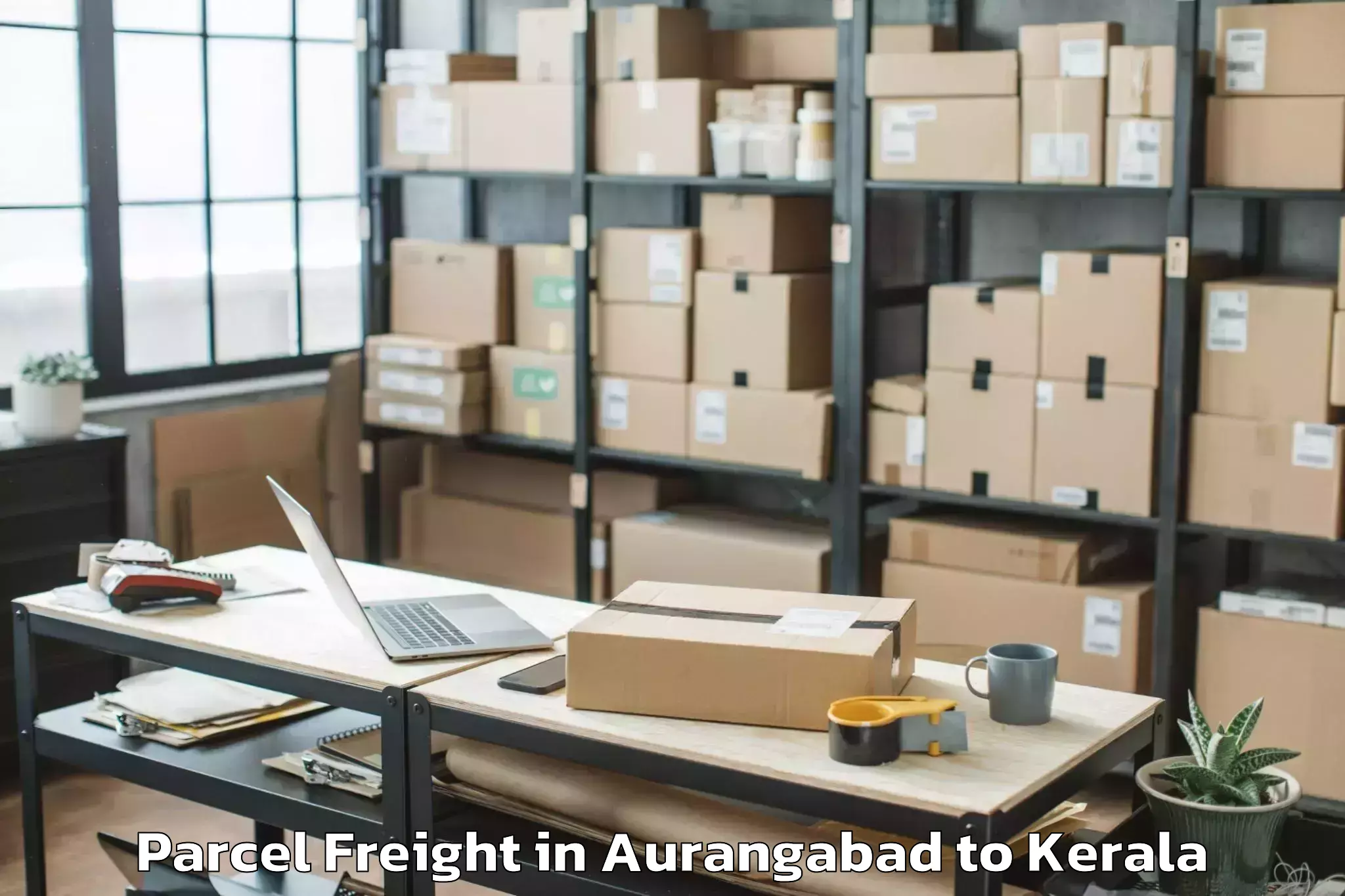 Book Aurangabad to Y Mall Thriprayar Parcel Freight Online